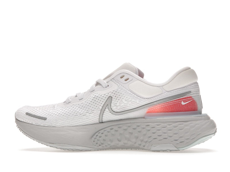 Nike ZoomX Invincible Run Flyknit White Pure Platinum Chile Red