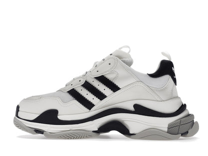 Balenciaga x adidas Triple S White Black