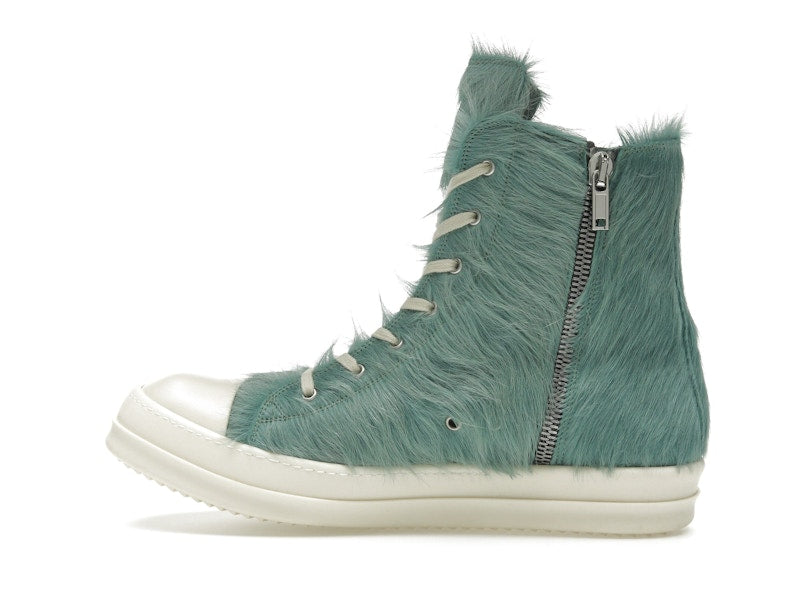Rick Owens Strobe High Pony Hair Aqua