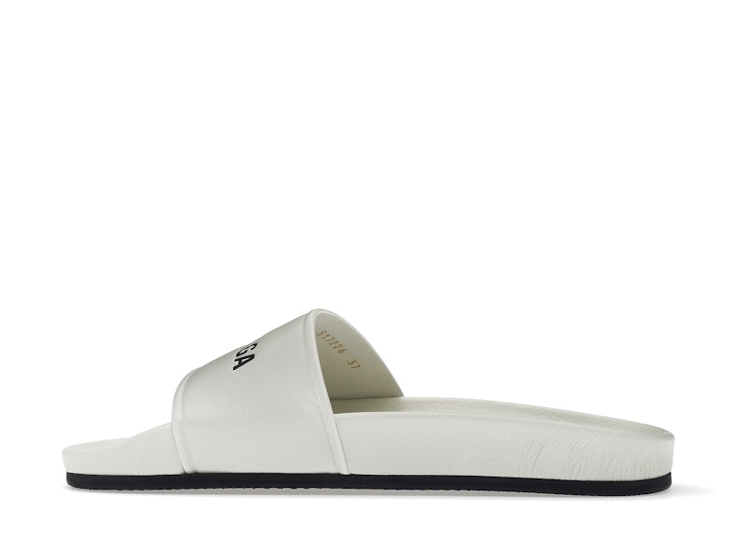 Balenciaga Pool Slide White Black (Women's)