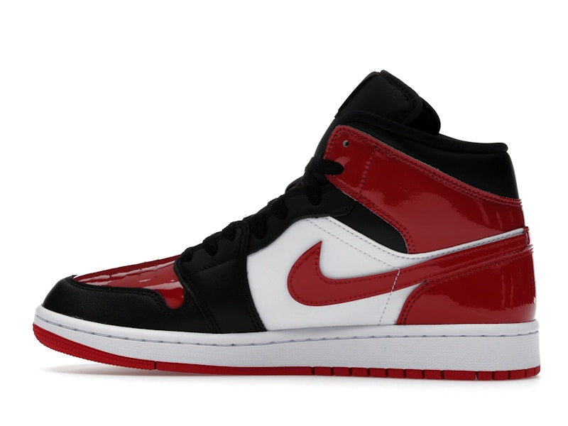 Jordan 1 Mid SE Patent Bred Toe