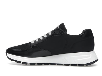 Prada PRAX 01 Sneakers Re-Nylon Brushed Leather Black White