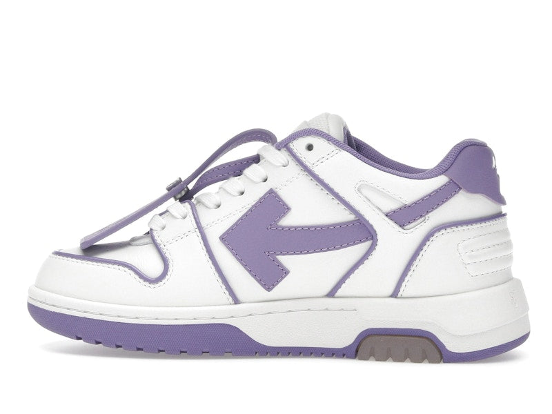 OFF-WHITE Out Of Office OOO Low Tops Outlined White Lilac Purple (Women's)
