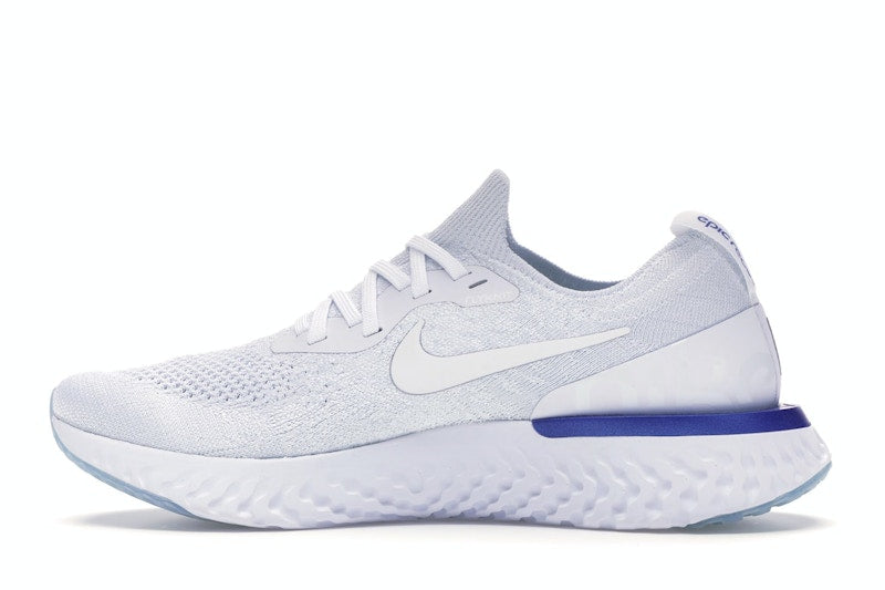 Nike Epic React Flyknit White Racer Blue (Women's)
