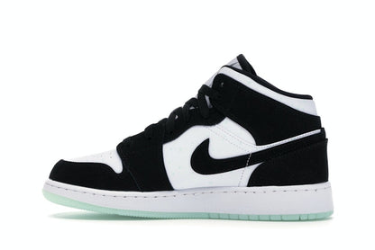 Jordan 1 Mid White Black Teal Tint (GS)