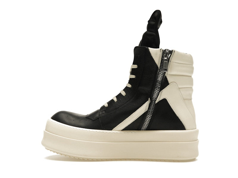 Rick Owens Mega Bumper Geobasket Black Milk