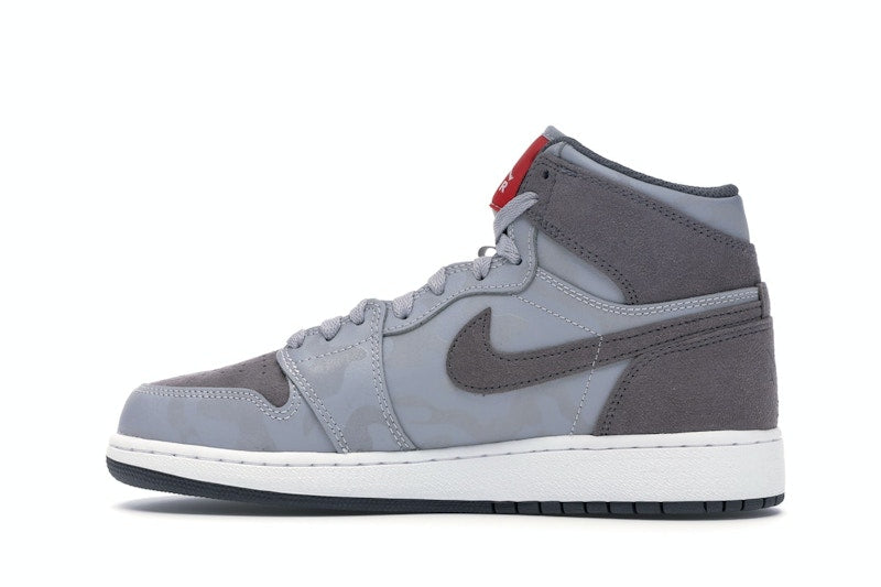 Jordan 1 Retro High Camo 3M Wolf Grey (GS)