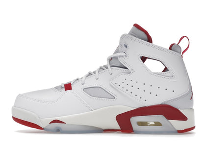 Jordan Flight Club 91 White Pure Platinum Sail Mystic Hibiscus