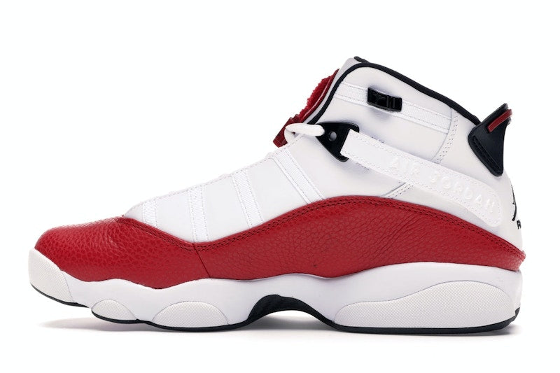 Jordan 6 Rings White University Red