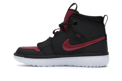 Jordan 1 High React Black Noble Red