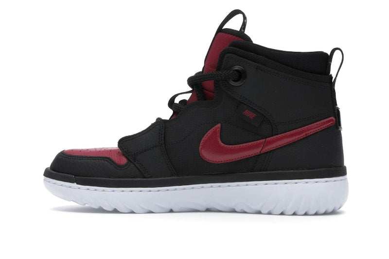 Jordan 1 High React Black Noble Red