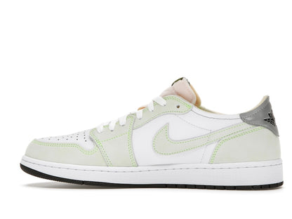 Jordan 1 Retro Low White Ghost Green Black