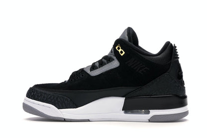 Jordan 3 Retro Tinker Black Cement Gold
