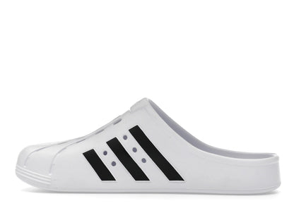 adidas Adilette Clog White Black
