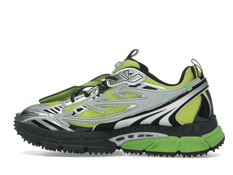 OFF-WHITE Be Right Back Silver Green Fluo