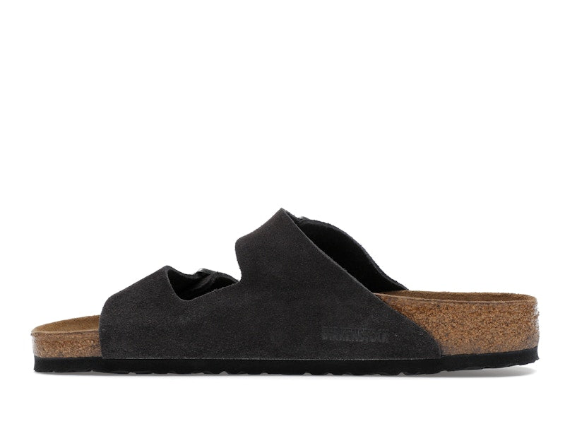 Birkenstock Arizona Soft Footbed Suede Velvet Grey