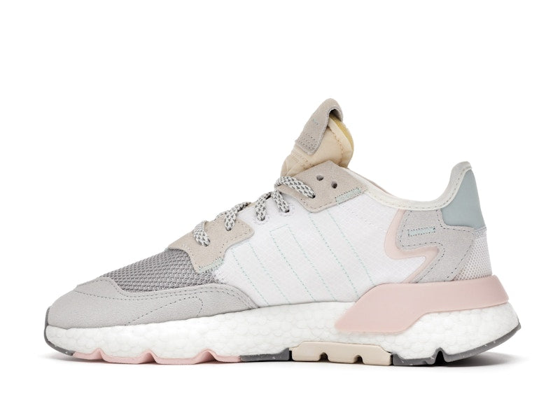 adidas Nite Jogger White Mint Pink (Women's)