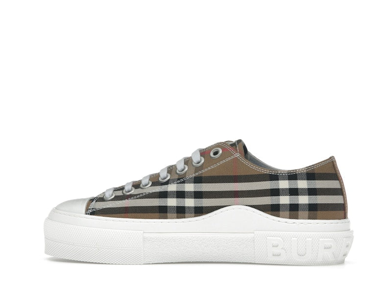 Burberry Low Top House Check Sneaker Taupe Brown (Women's)