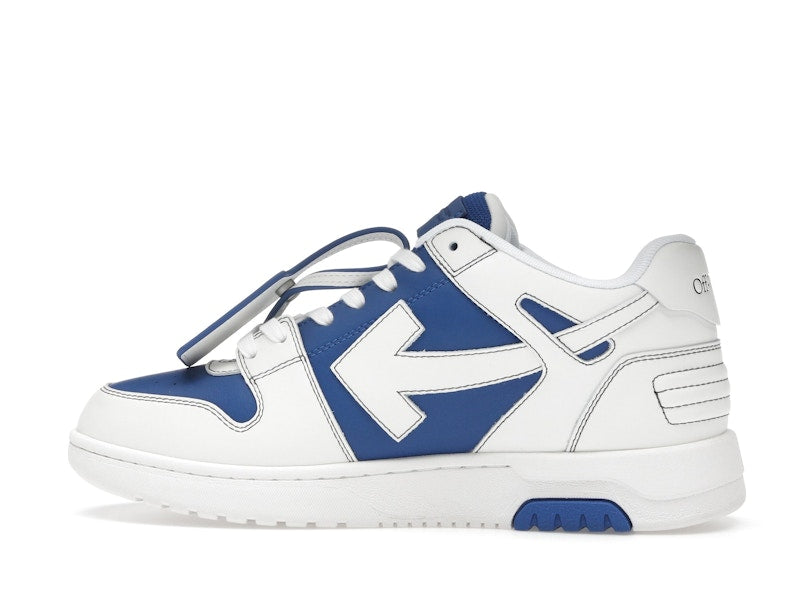 OFF-WHITE Out Of Office OOO Low Tops White Dark Blue