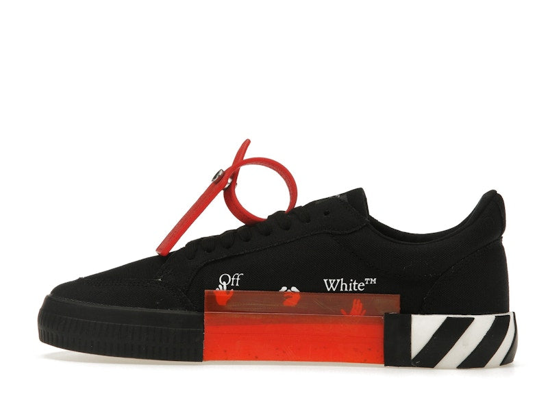 OFF-WHITE Vulcanized Low Black Orange Canvas