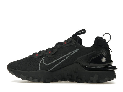 Nike React Vision Black Grey Swoosh