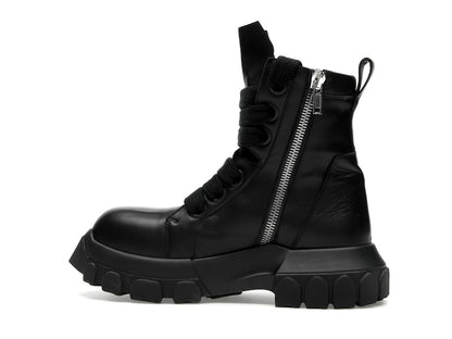 Rick Owens Lido Jumbo Laced Bozo Tractor Black