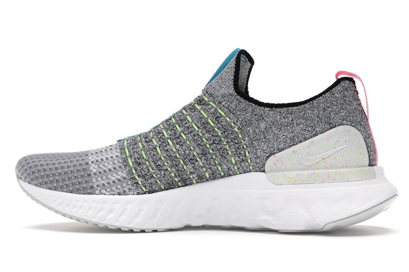 Nike React Phantom Run Flyknit 2 Flash Crimson Baltic Blue