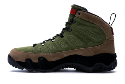 Jordan 9 Retro Boot NRG Military Brown Legion Green