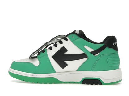 OFF-WHITE Out Of Office "OOO" Low Tops Green Black