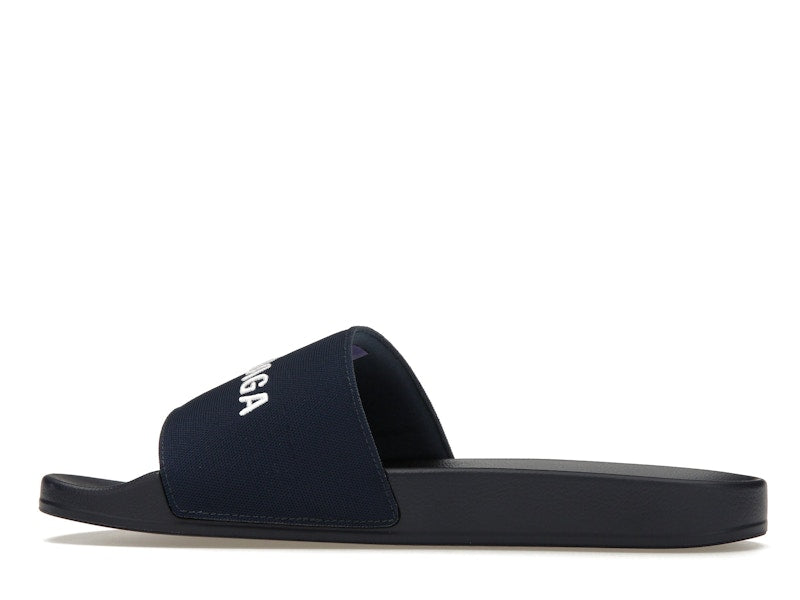 Balenciaga Pool Slide Navy