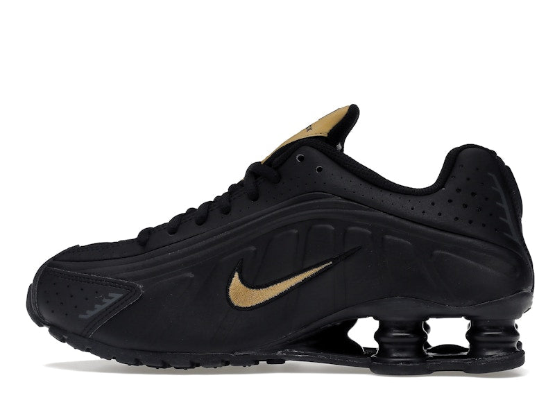 Nike Shox R4 Black Metallic Gold (GS)