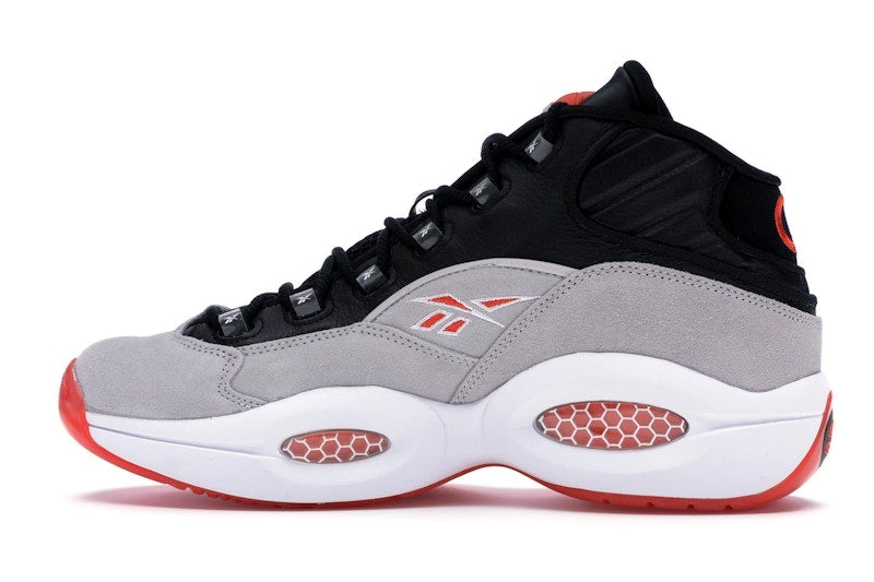 Reebok Pump Question Black Steel Orange