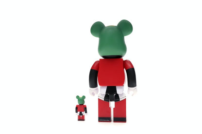 Bearbrick Marvin The Martian 100% & 400% Set Black/Red