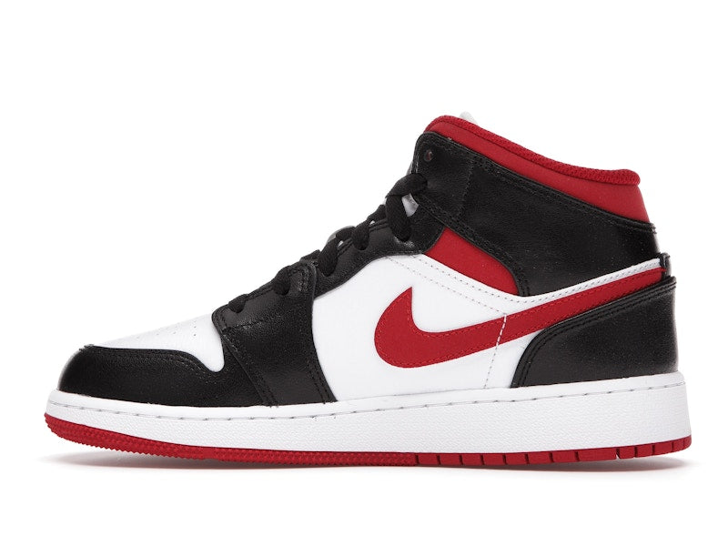 Jordan 1 Mid Gym Red Black White (GS)