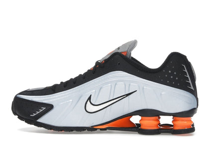 Nike Shox R4 Blue Tint Total Orange Black Metallic Silver (Women's)