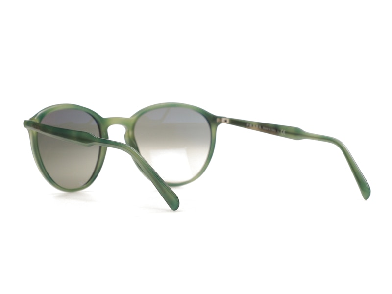 Prada Round Sunglasses Striped Green (0PR 05XS)