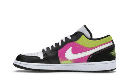 Jordan 1 Low Black Active Fuchsia Cyber
