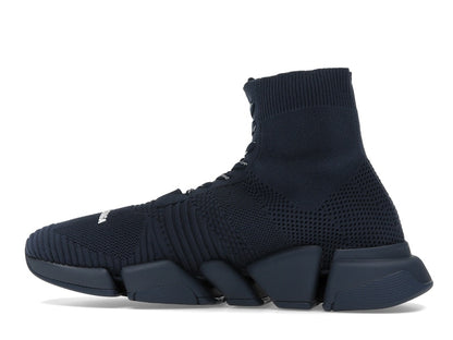 Balenciaga Speed 2.0 Lace Up Recycled Dark Blue
