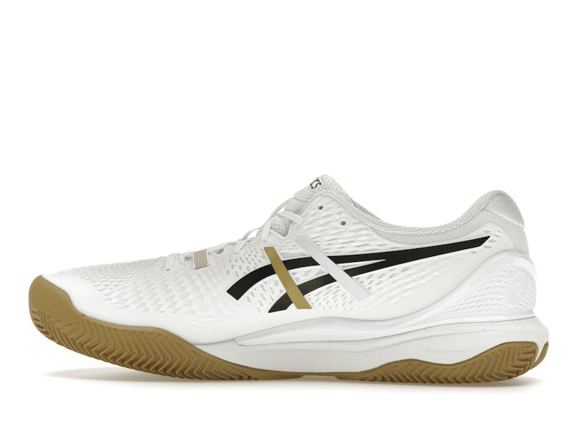 ASICS Gel-Resolution 9 Clay BOSS Matteo Berrettini White Camel