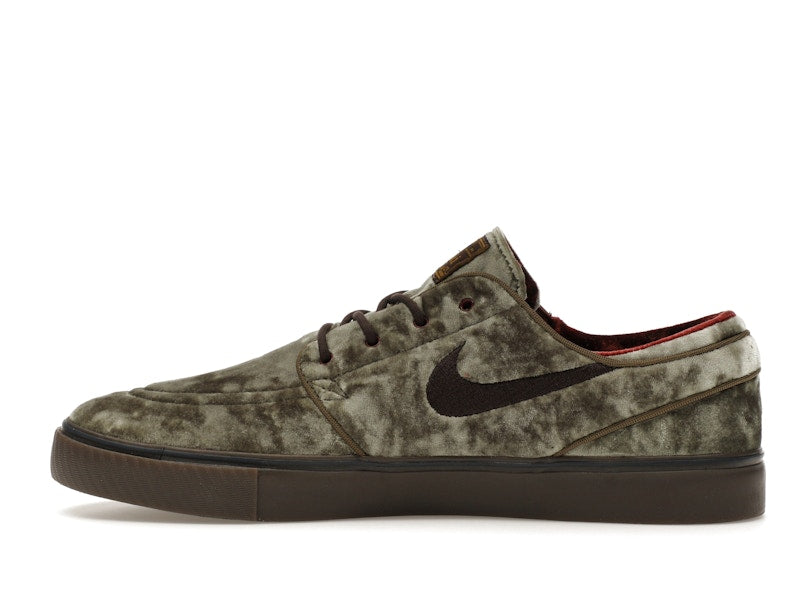 Nike SB Zoom Janoski OG+ SE Medium Olive Baroque Brown Dark Team Red Velvet Brown