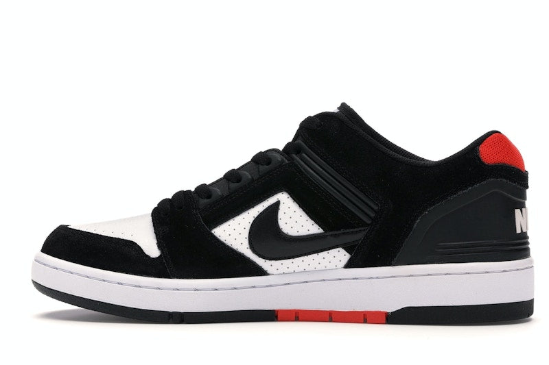 Nike SB Air Force 2 Low Black White Habanero Red