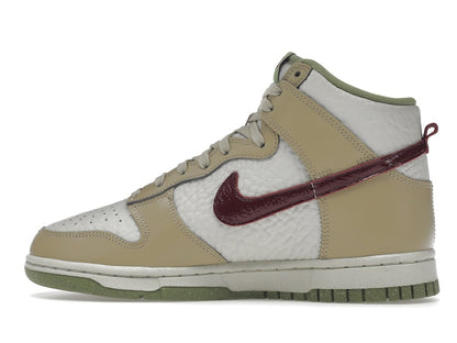Nike Dunk High Tumbled Tan White Brown (Women's)