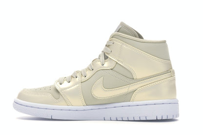 Jordan 1 Mid Goose Feather Yellow (Women's)