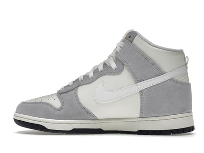 Nike Dunk High Retro Sail Pure Platinum Black White