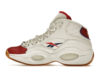 Reebok Question Mid White Red Blue