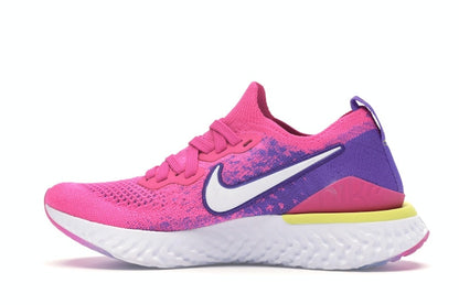 Nike Epic React Flyknit 2 Laser Fuchsia White (Women's)