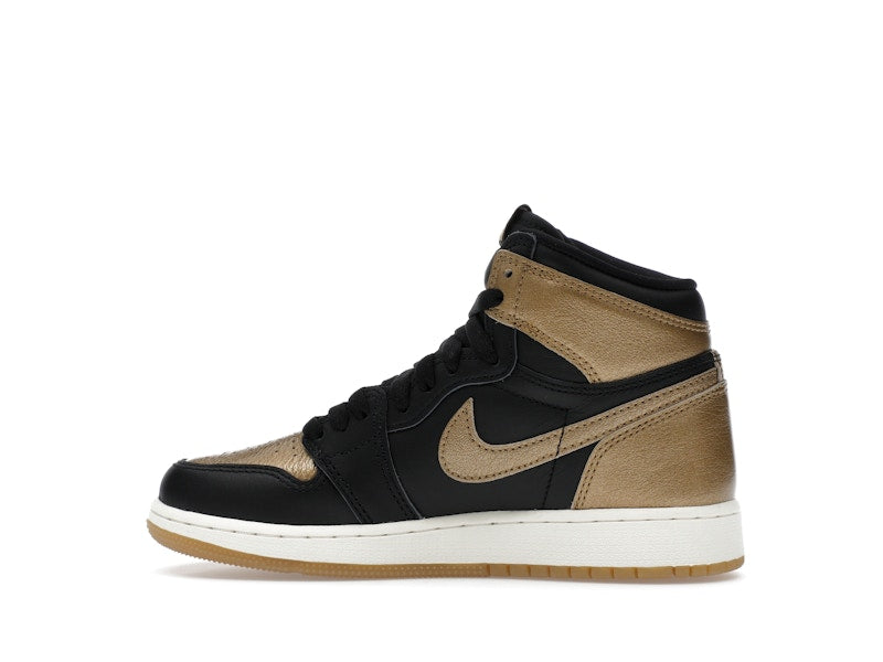 Jordan 1 Retro High OG Black Metallic Gold (GS)