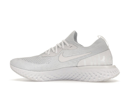Nike Epic React Flyknit True White