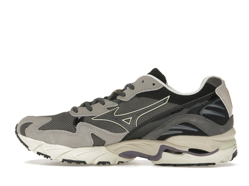 Mizuno Wave Rider 10 Dark Grey Lime Yellow