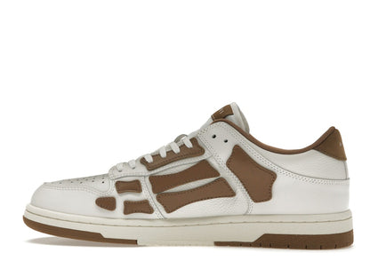 AMIRI Skel Top Low White Brown White